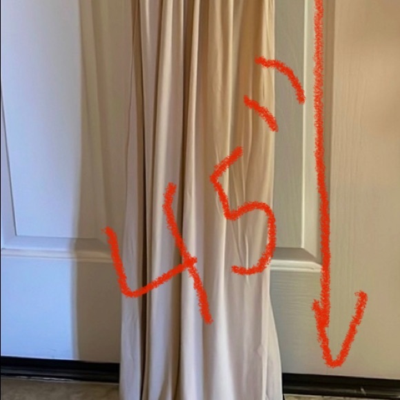 ASOS brand new petite 6 beige cream maxi dress summer spaghetti straps. - Picture 6 of 6